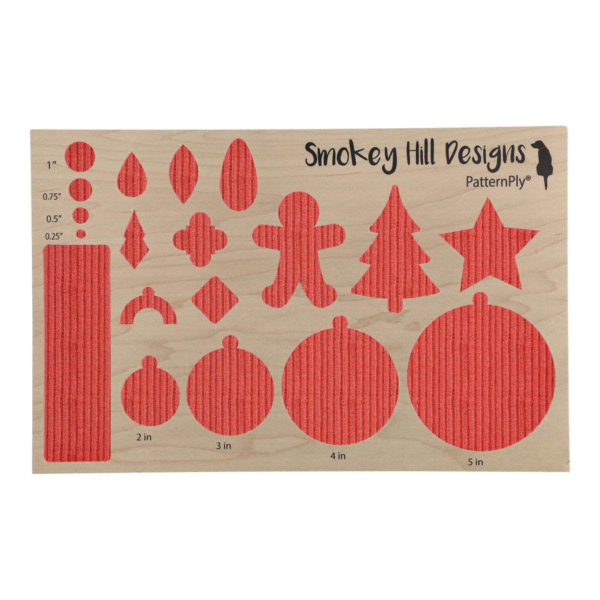 PatternPly® Transparent Knitted Red product photo 2