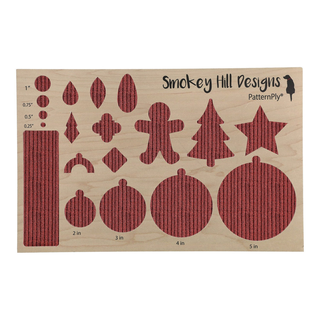 PatternPly® Transparent Knitted Maroon