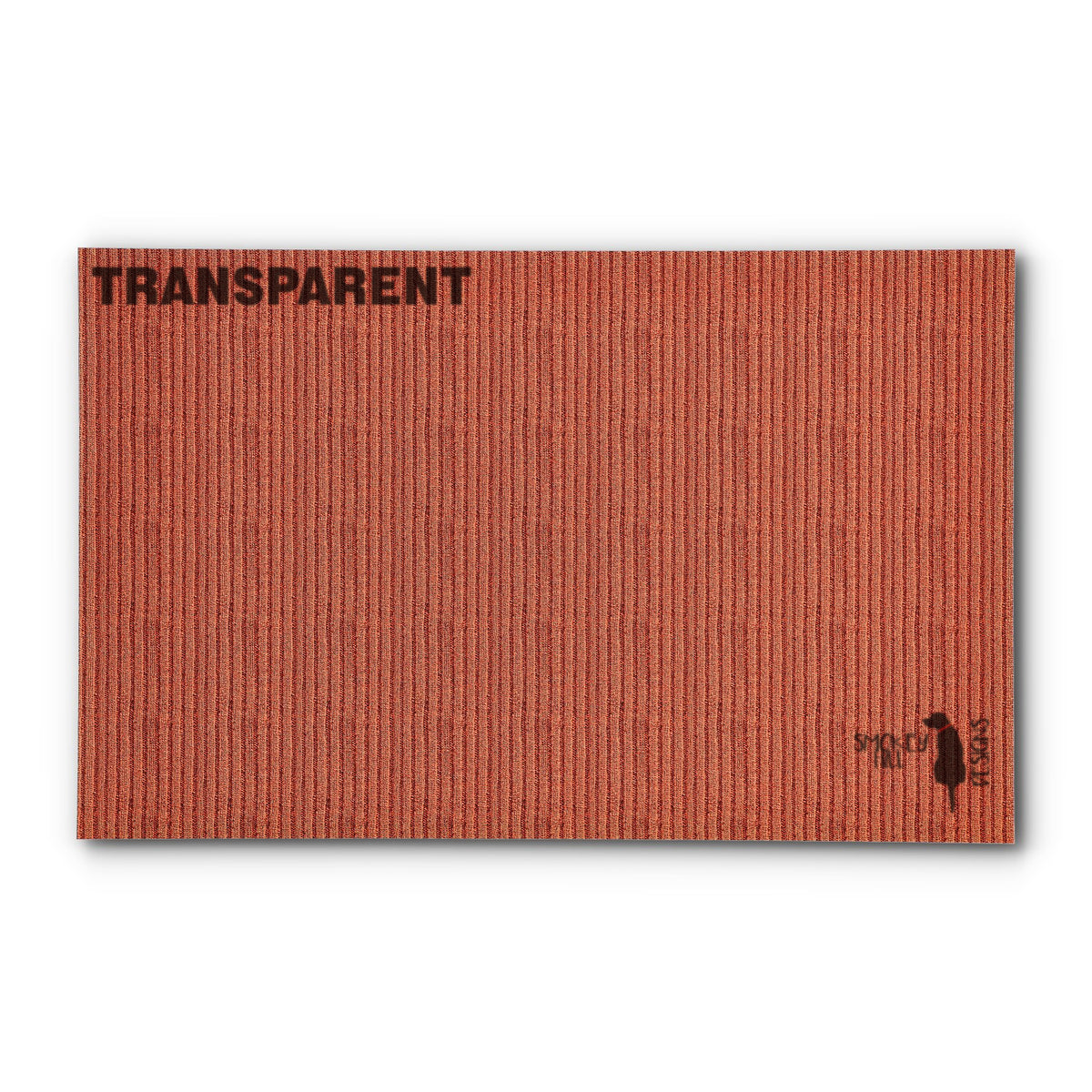 PatternPly® Transparent Knitted Orange sheet showing the pattern
