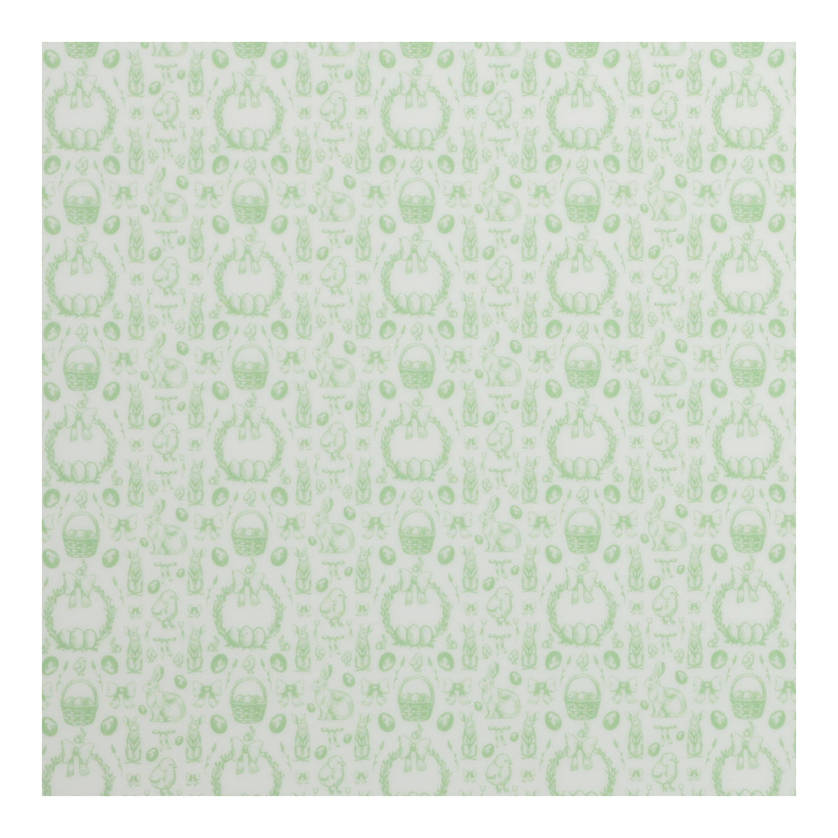 PatternPly® Full Coverage Pastel Green Hand Drawn Easter sheet showing the pattern