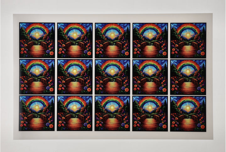 PatternPly® Full Coverage Crossing The Rainbow Bridge Small