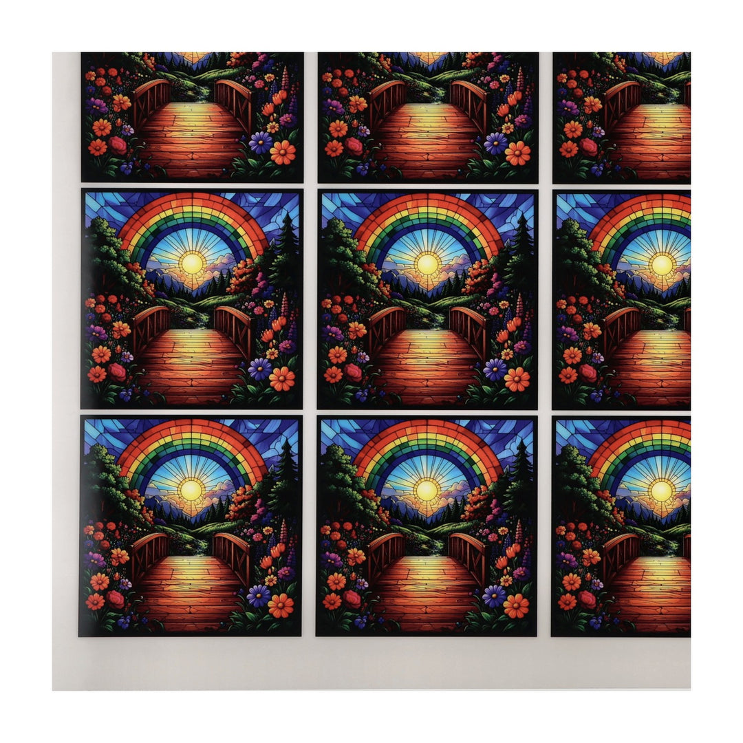 PatternPly® Full Coverage Crossing The Rainbow Bridge Small