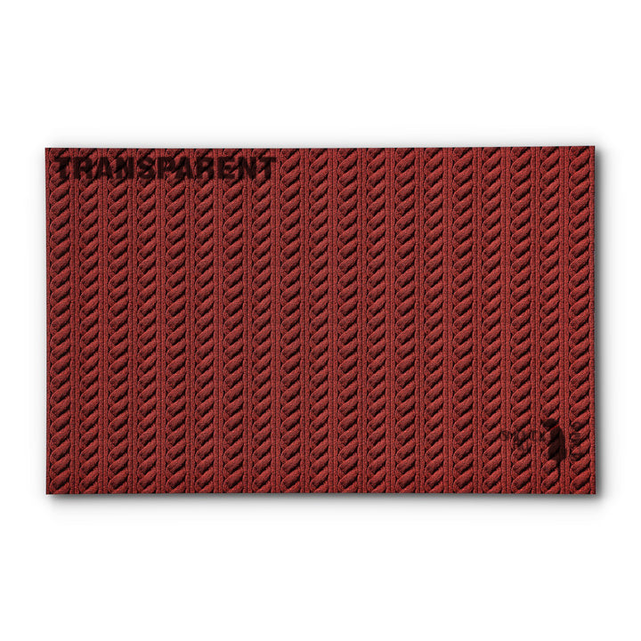 PatternPly® Transparent Cable Knit Red
