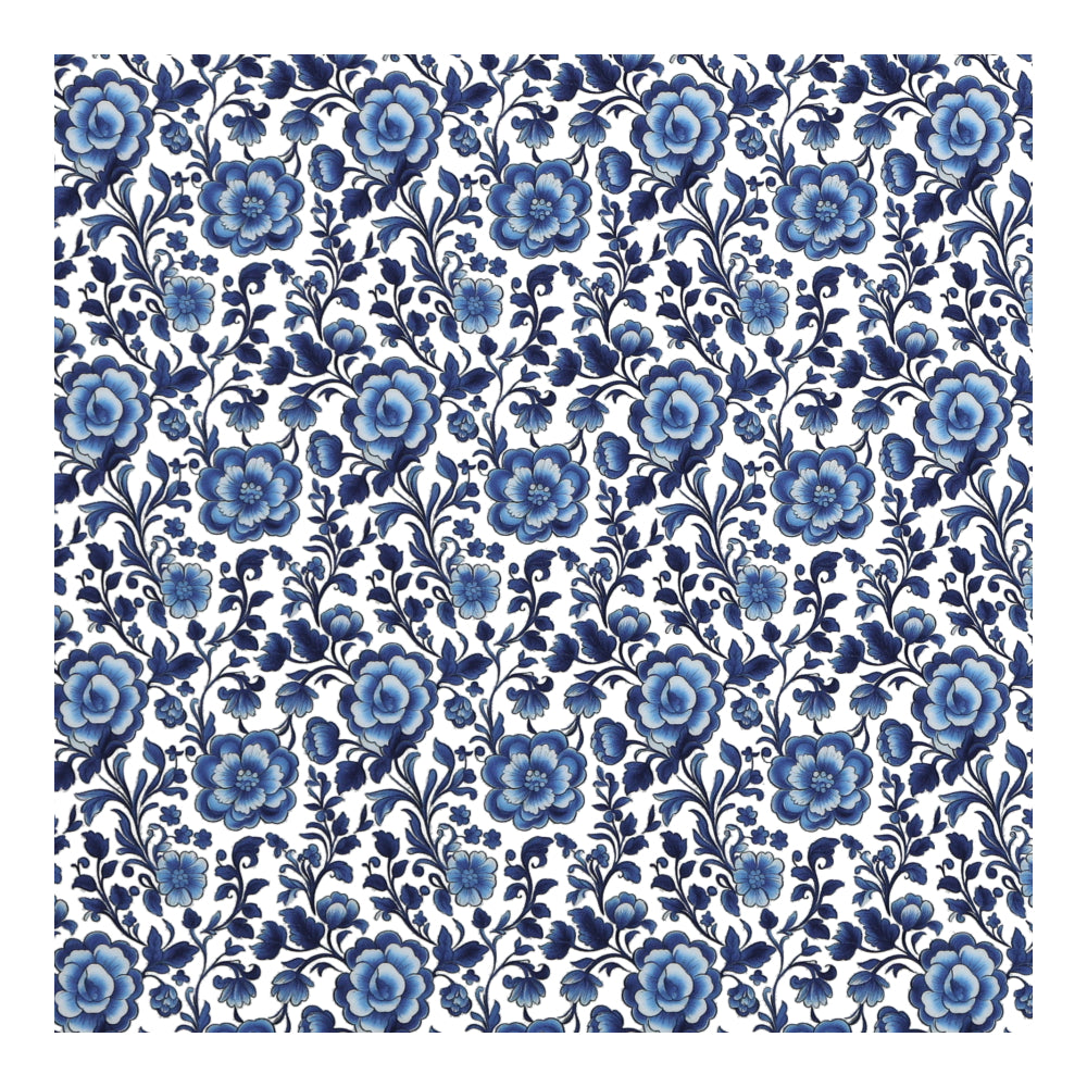 PatternPly® Scattered Blue Vine Floral sheet showing the pattern