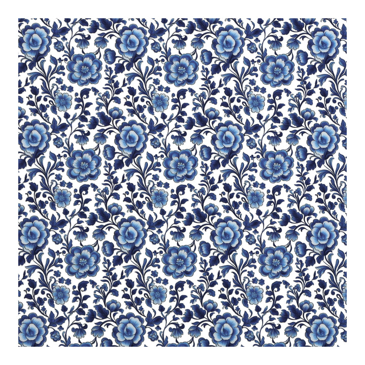 PatternPly® Scattered Blue Vine Floral