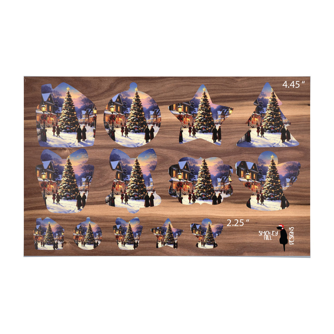 PatternPly® Full Coverage Americana Christmas Tree 2 sizes