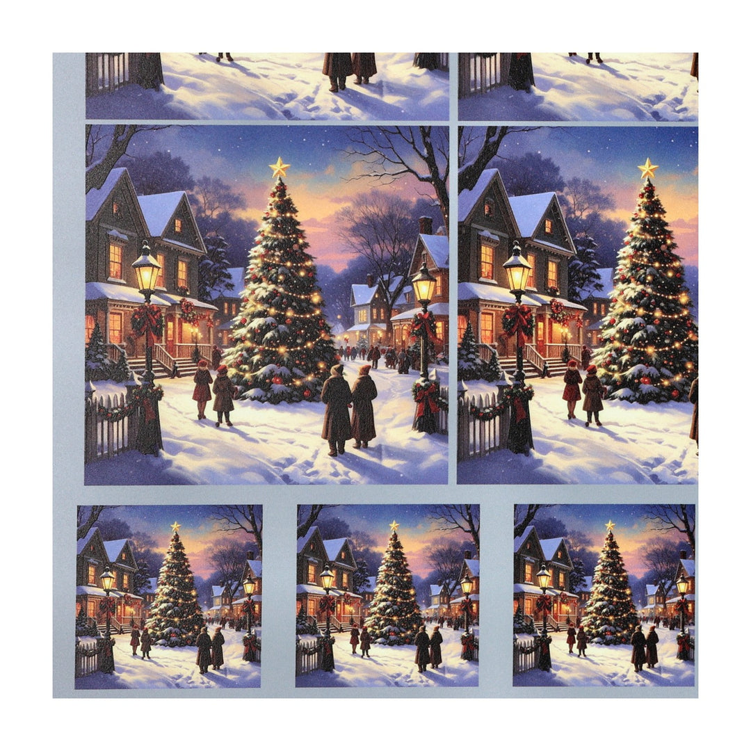 PatternPly® Full Coverage Americana Christmas Tree 2 sizes