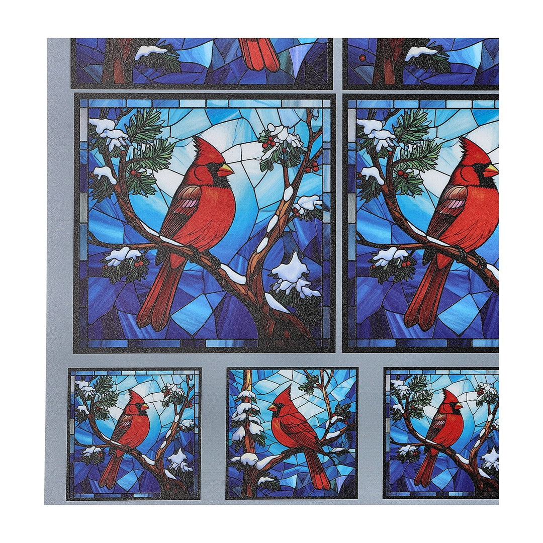 PatternPly® Full Coverage Christmas Cardinal 2 sizes