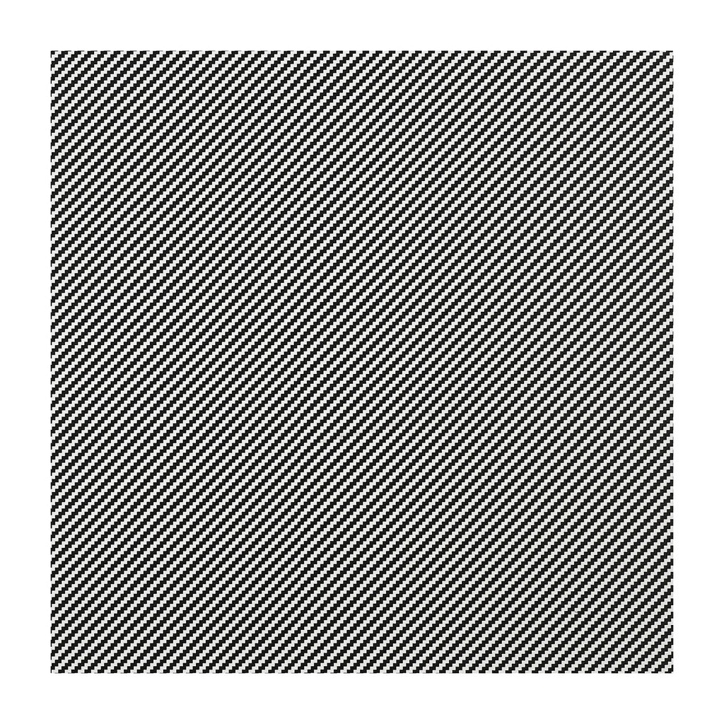 PatternPly® Scattered Carbon Fiber Black sheet showing the pattern
