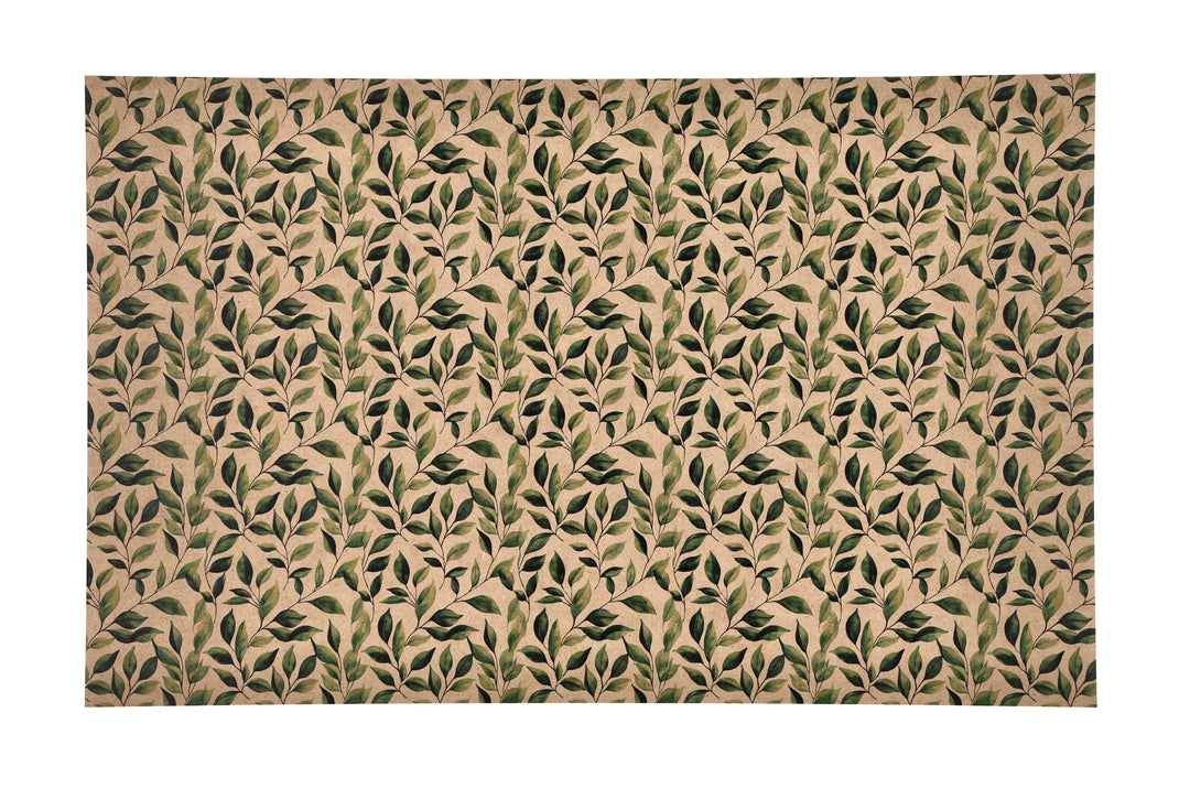 PatternPly® Naturals Green Watercolor Leaves