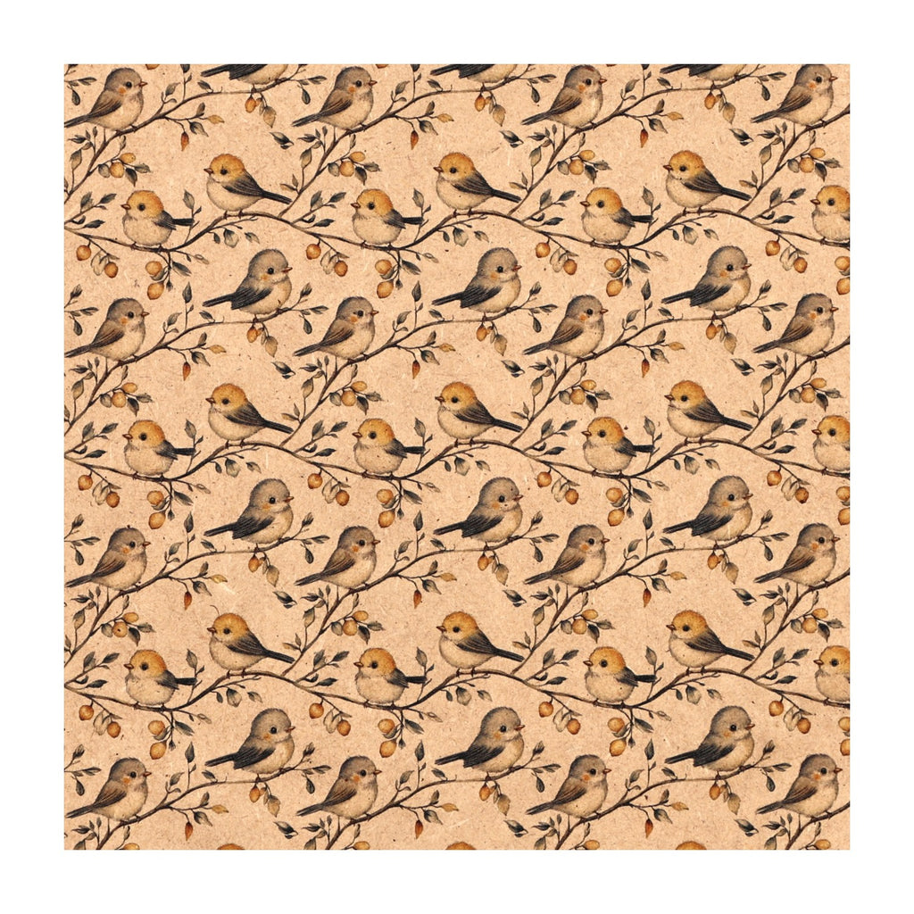 PatternPly® Naturals Birds on Branches sheet showing the pattern