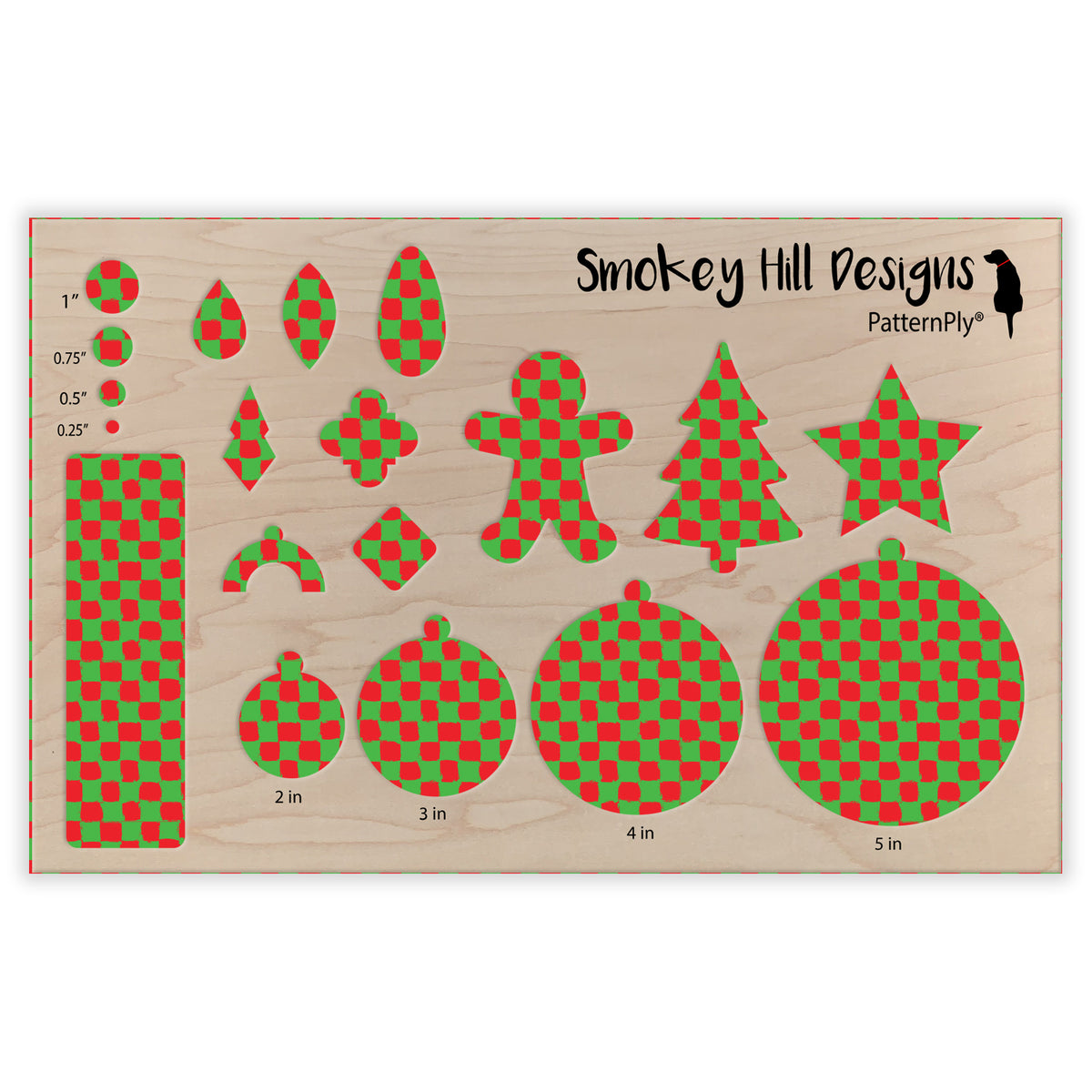 PatternPly® Full Coverage Red and Green Checkered product photo 3