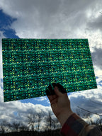PatternPly® Transparent Celtic Knot Stained Glass sheet showing the pattern