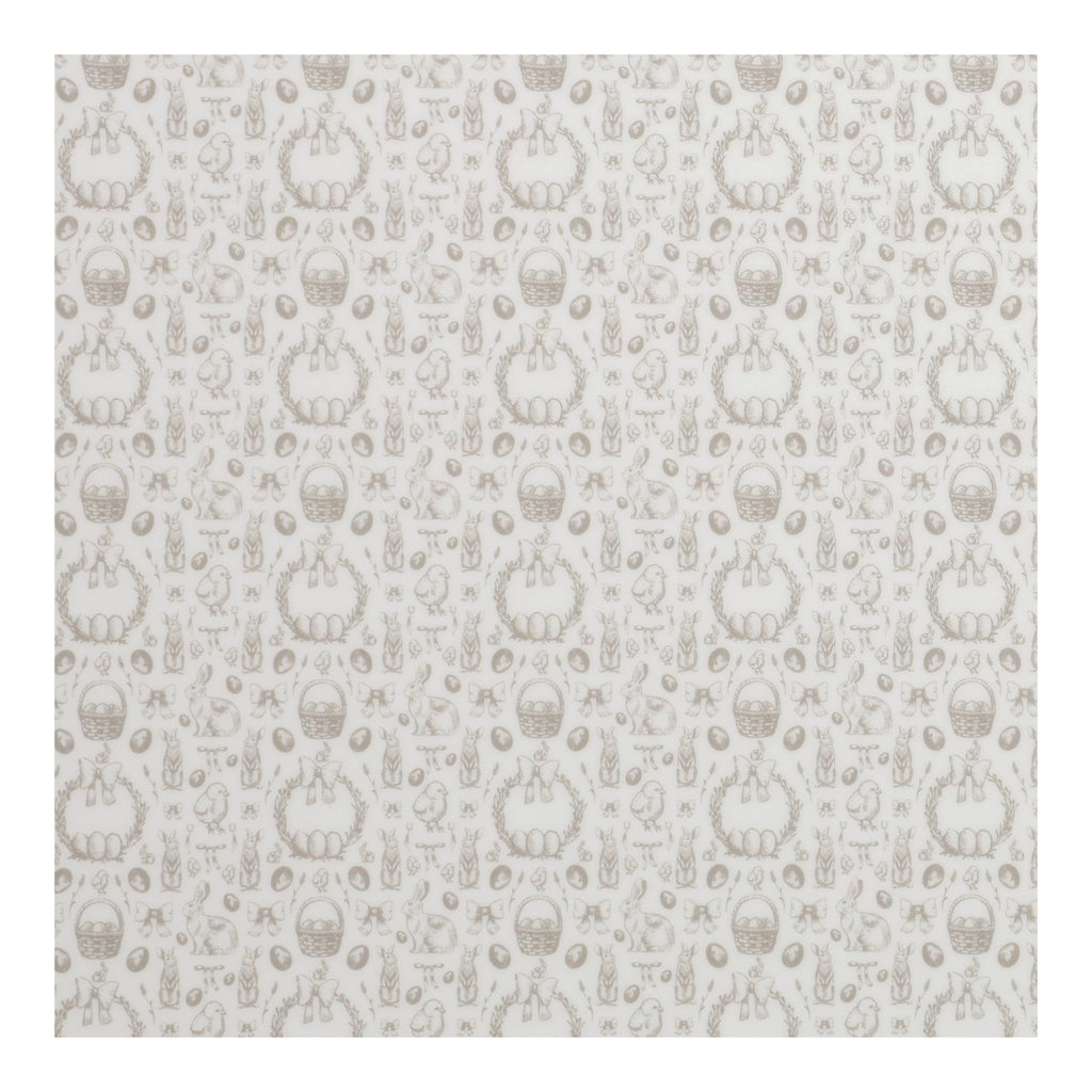 PatternPly® Full Coverage Calm Linen Hand Drawn Easter sheet showing the pattern
