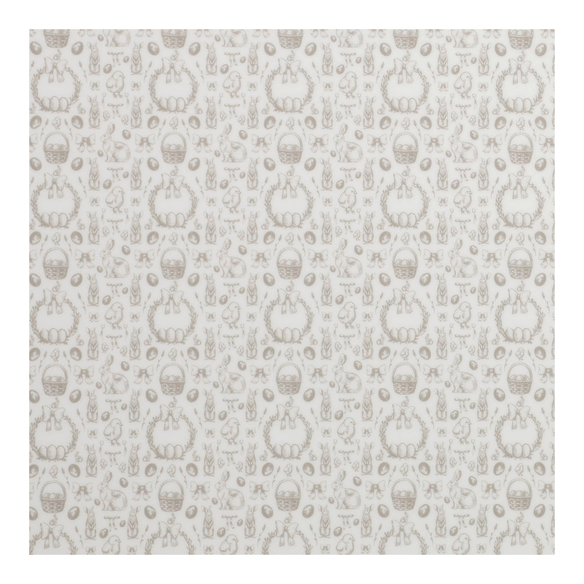PatternPly® Full Coverage Calm Linen Hand Drawn Easter sheet showing the pattern