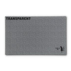 PatternPly® Transparent Seed Stitch Gray sheet showing the pattern