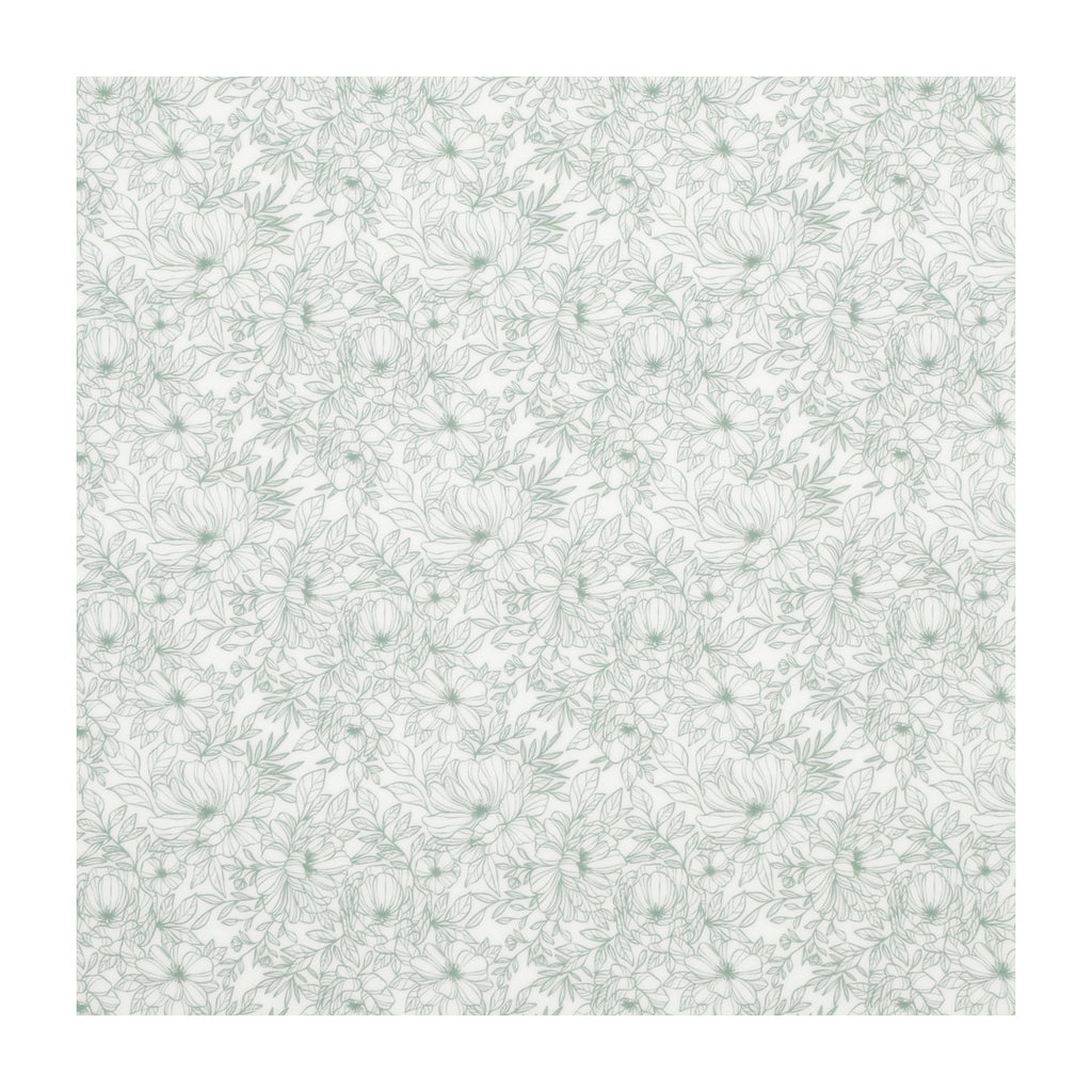 PatternPly® Full Coverage Quiet Fern Peaceful Garden sheet showing the pattern