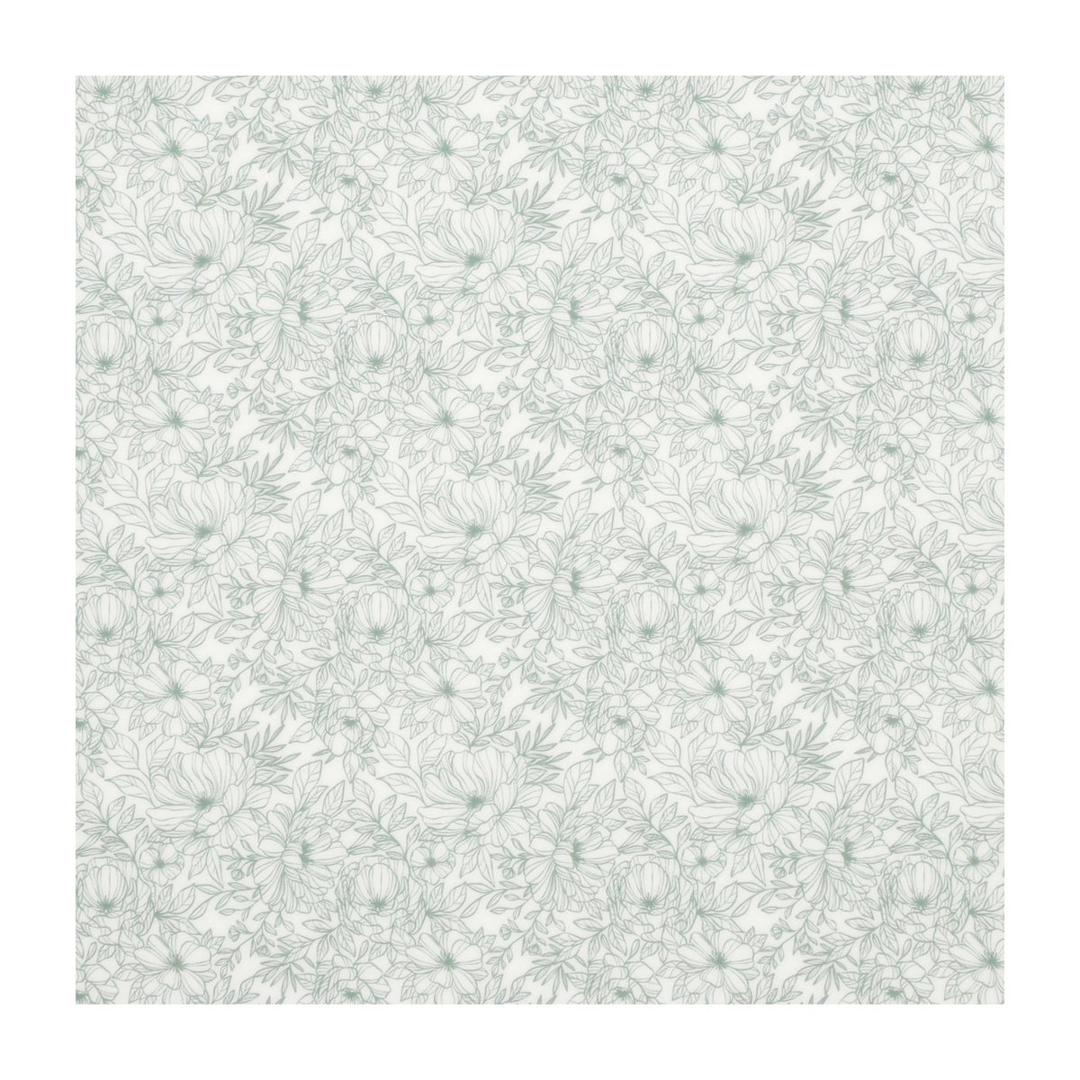PatternPly® Full Coverage Quiet Fern Peaceful Garden sheet showing the pattern