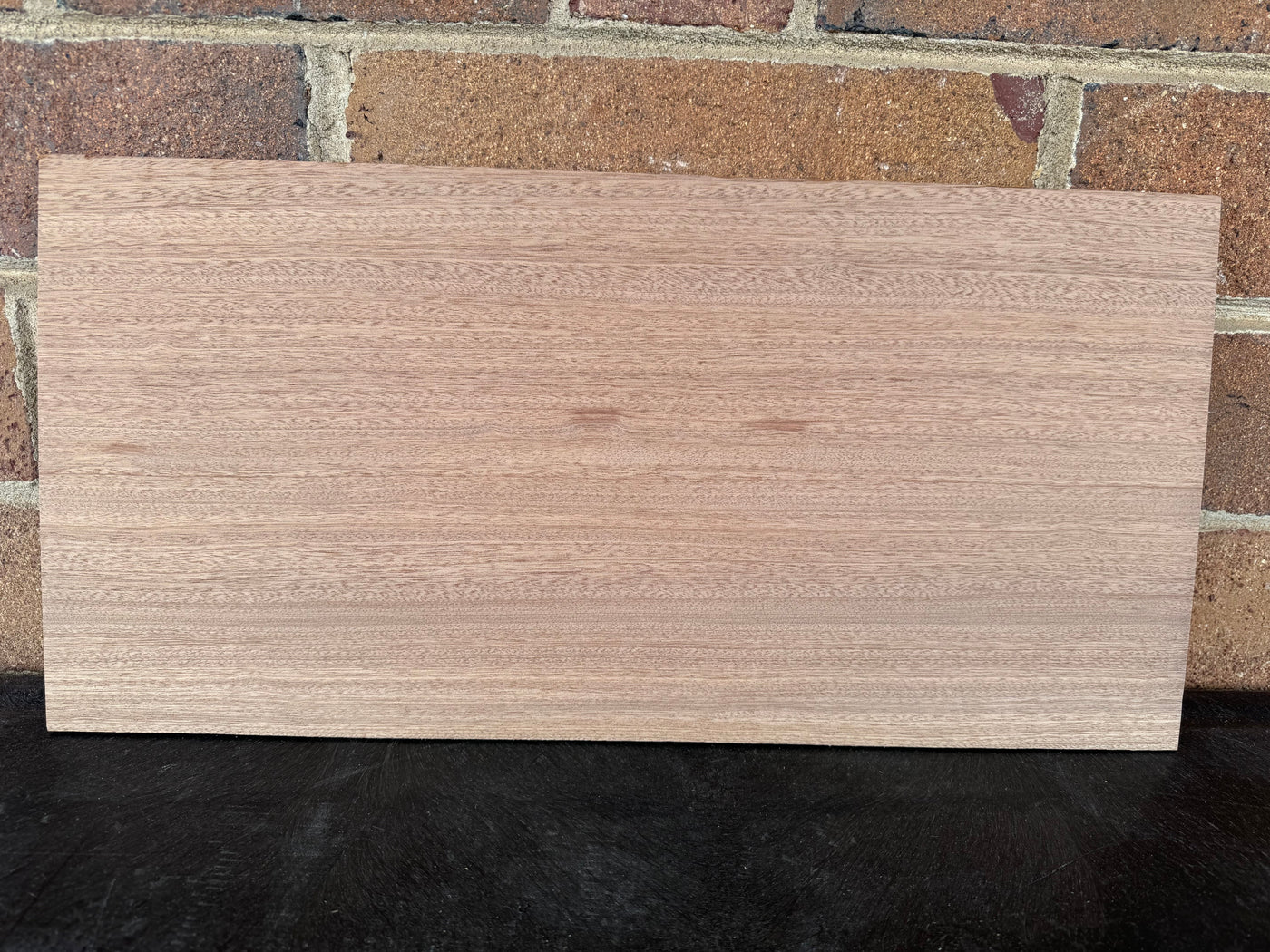 Sapele TimberThins® 10.5 mm thick.  Sanded
