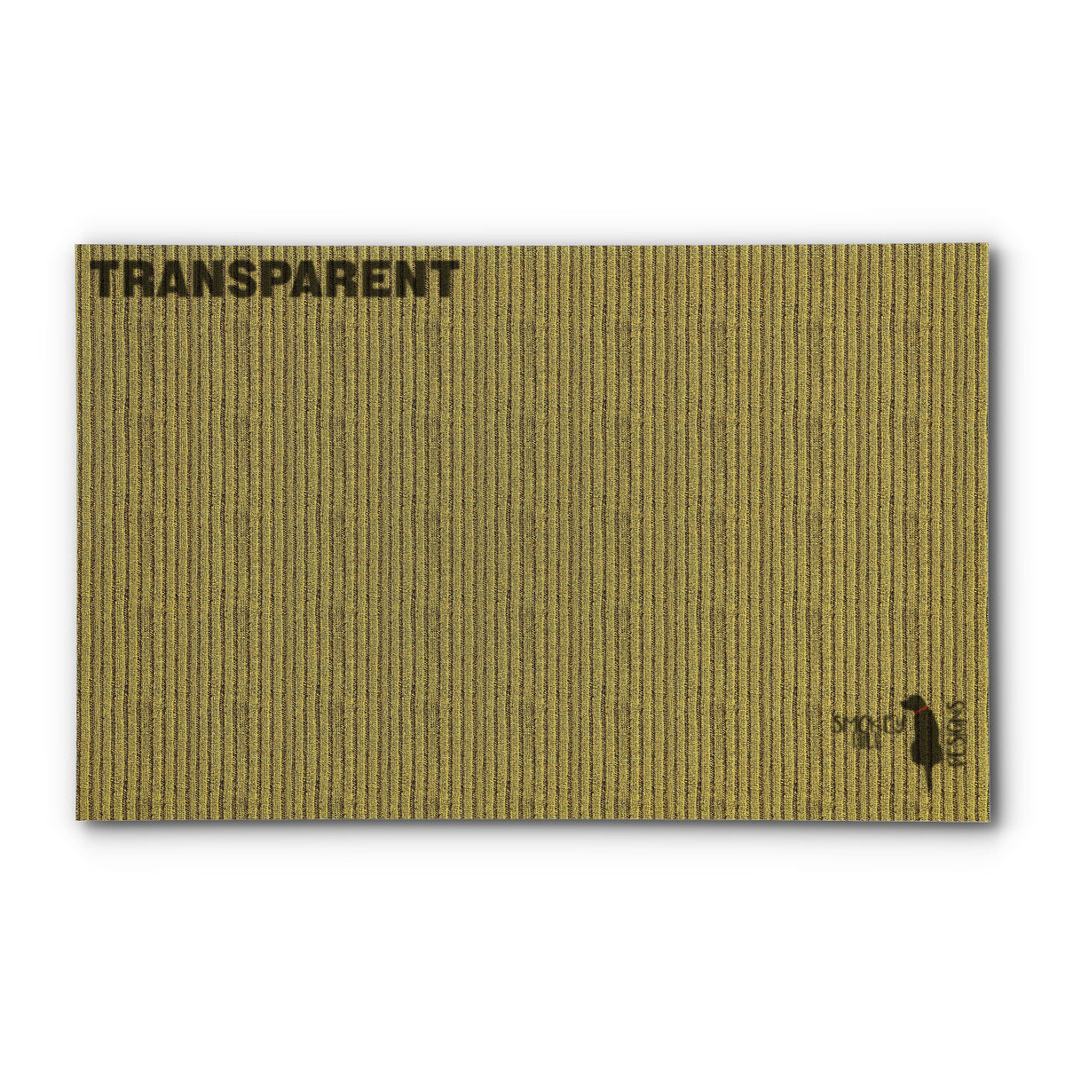 PatternPly® Transparent Knitted Yellow sheet showing the pattern