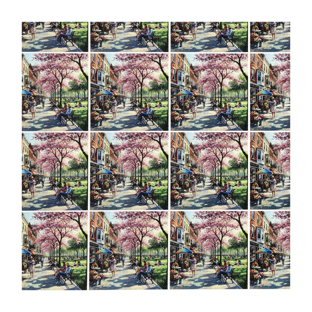 PatternPly® Transparent Spring in the City Extra Small