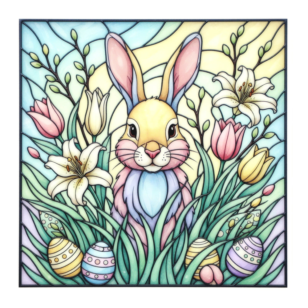 PatternPly® Full Coverage A Bunnys Lily Garden Medium