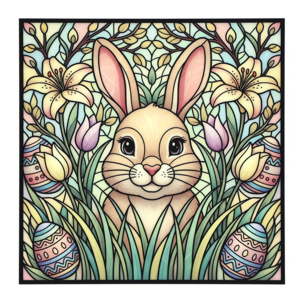 PatternPly® Transparent Bunny Hide and Seek 3 sizes