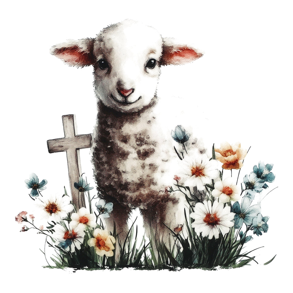 PatternPly® Full Coverage The Lamb and the Cross Large