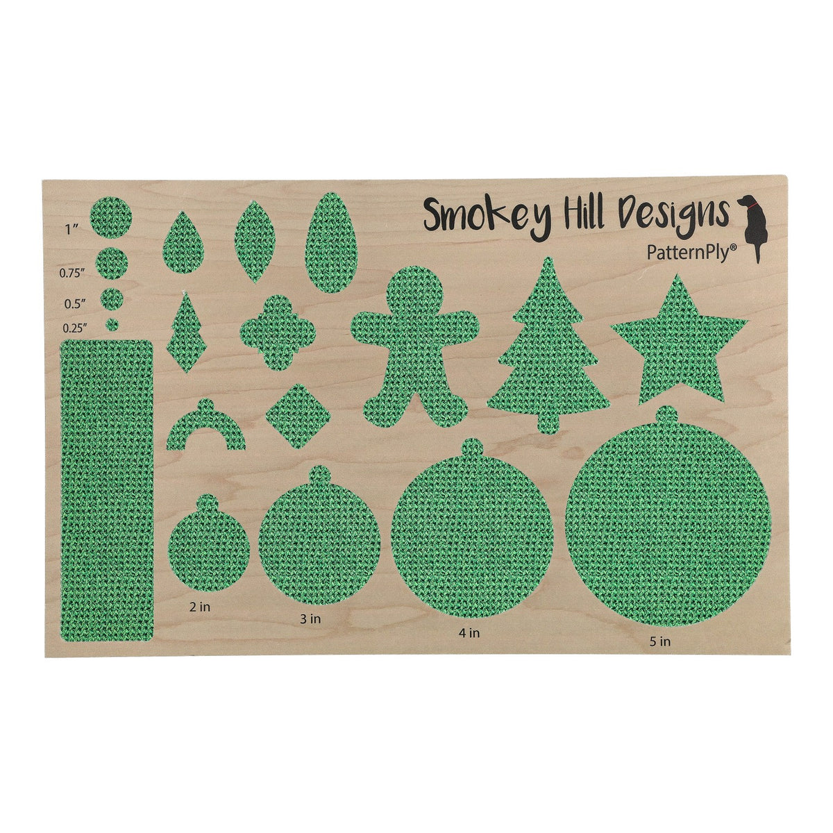 PatternPly® Transparent Seed Stitch Green product photo 2