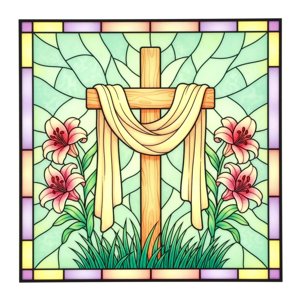 PatternPly® Full Coverage Pastel Shrouded Cross 3 sizes