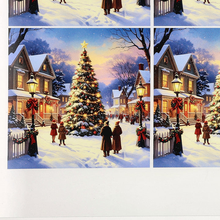 PatternPly® Transparent Americana Christmas Tree Medium