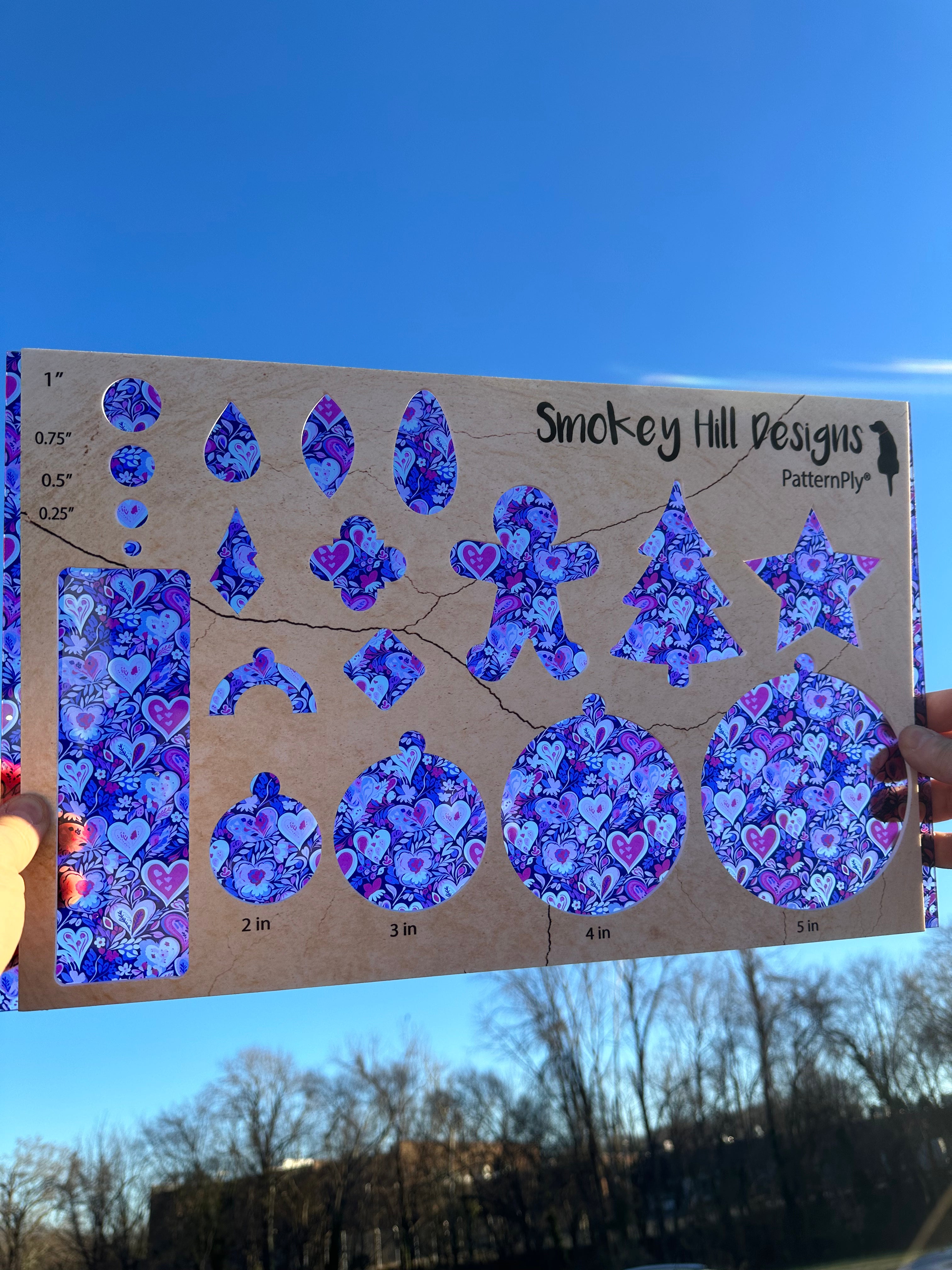 PatternPly® Transparent Purple Valentine product photo 2