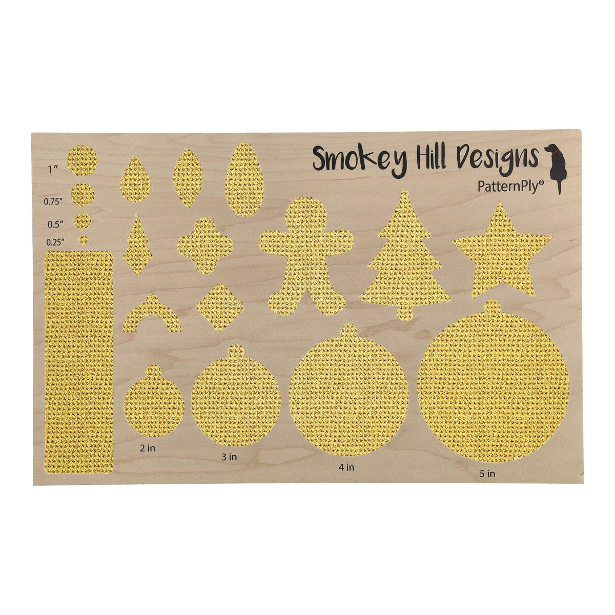 PatternPly® Transparent Seed Stitch Yellow product photo 2