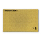 PatternPly® Transparent Seed Stitch Yellow sheet showing the pattern