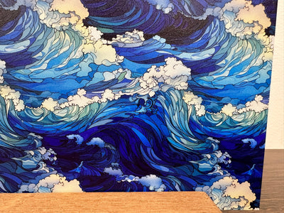 PatternPly® Ocean Waves Stained Glass
