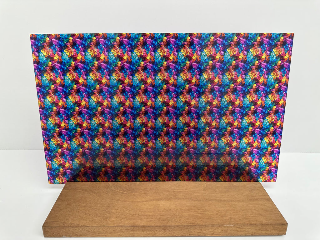 PatternPly® Transparent Micro Colorful Stained Glass product photo 3