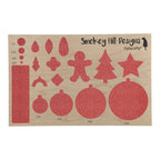 PatternPly® Transparent Seed Stitch Red product photo 2