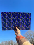 PatternPly® Transparent Cosmic Ink sheet showing the pattern