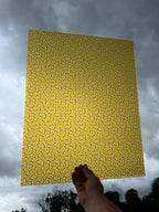 PatternPly® 19x24" Transparent Bees Original Scale sheet showing the pattern