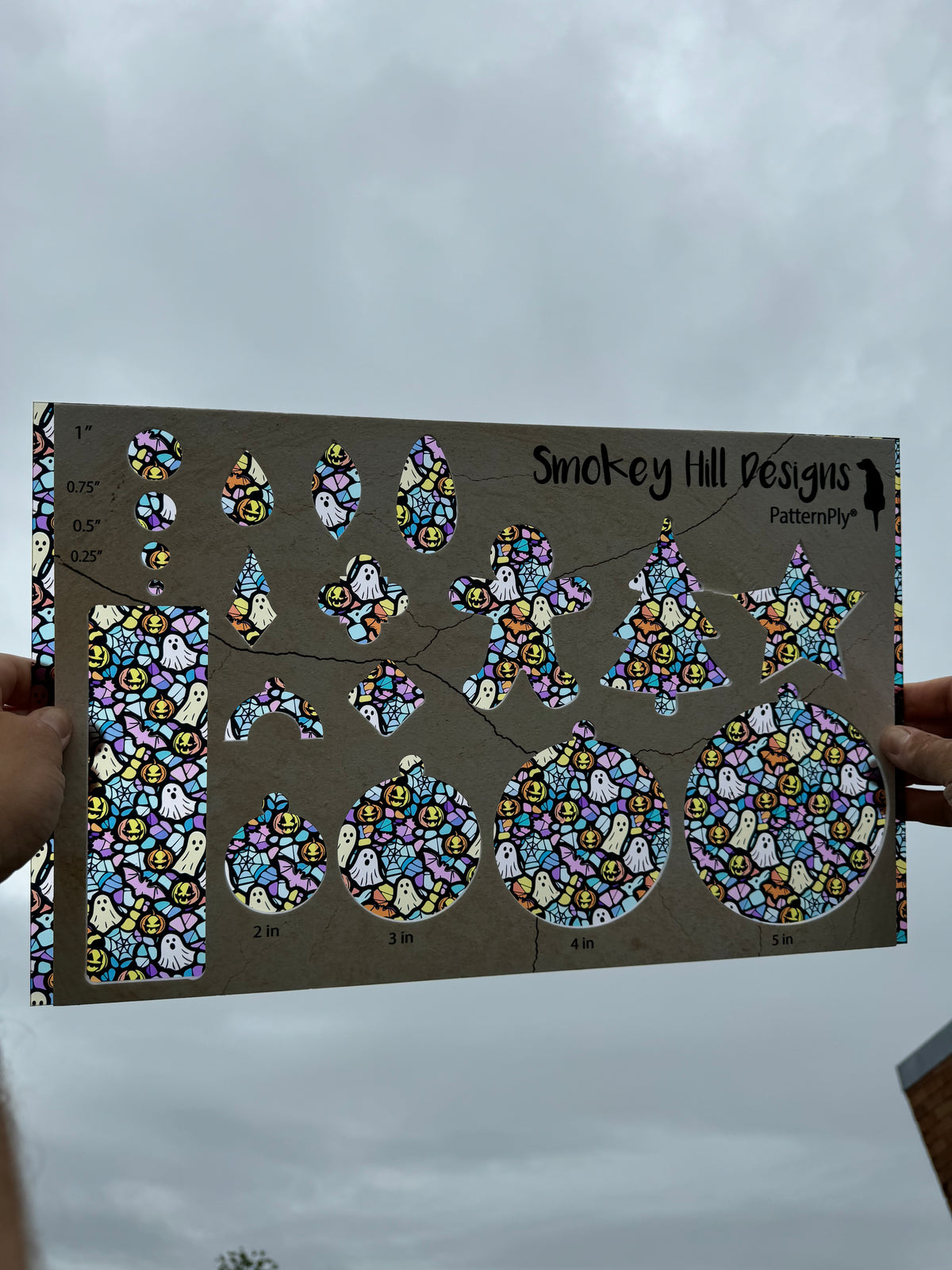 PatternPly® Transparent Bold Halloween Stained Glass product photo 2