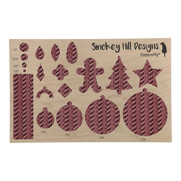 PatternPly® Transparent Cable Knit Dusty Pink