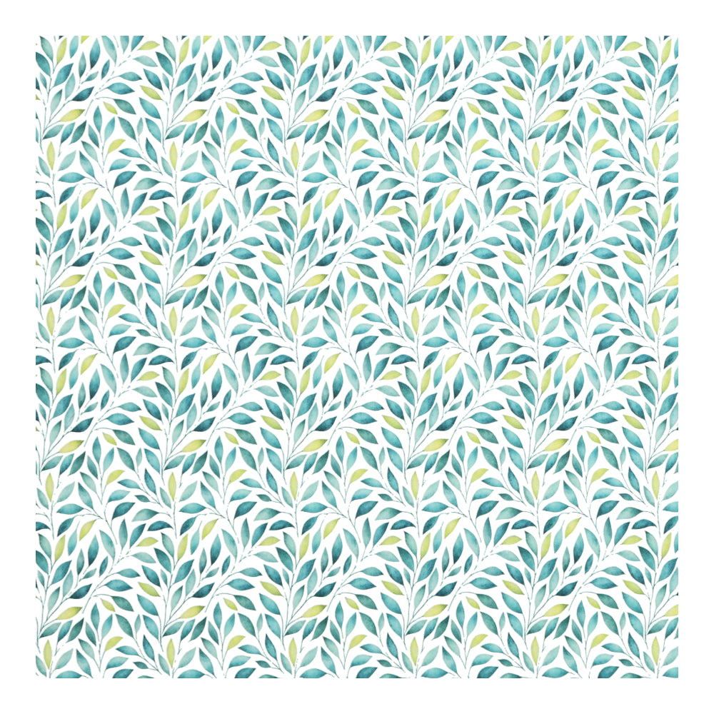 PatternPly® Scattered Yellow Foliage MICRO sheet showing the pattern