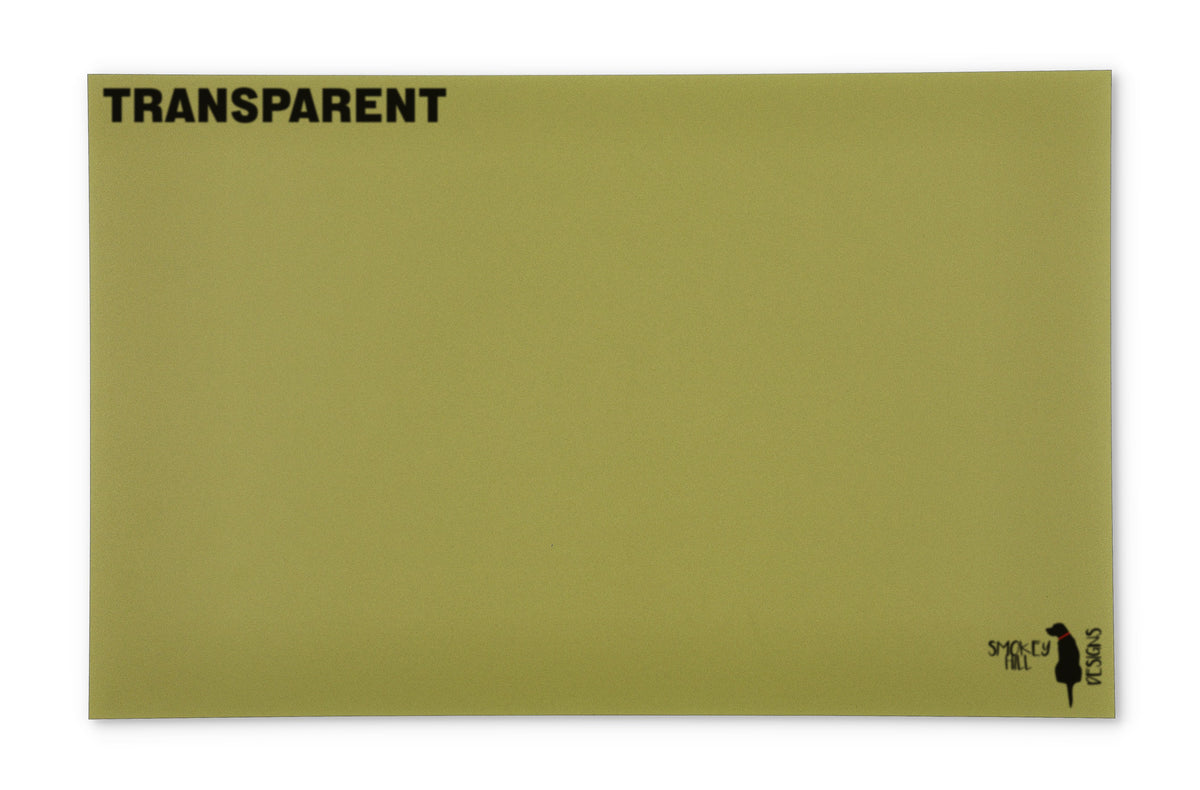 PatternPly® Transparent Solid Olive sheet showing the pattern