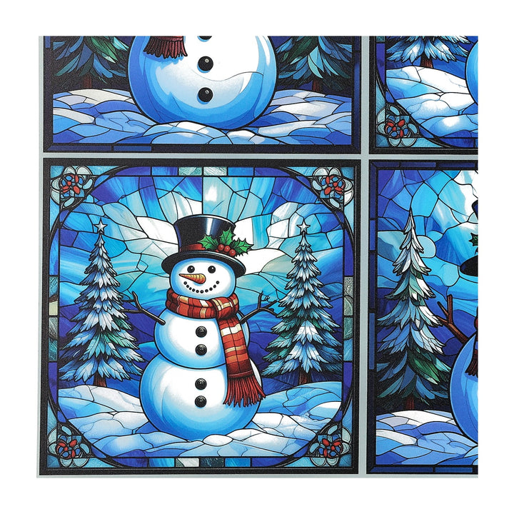 PatternPly® Transparent Jolly Snowmen 3 sizes