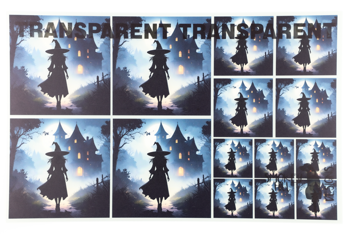 PatternPly® Transparent Witches Walk 3 Sizes