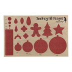 PatternPly® Transparent Seed Stitch Maroon product photo 2