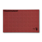 PatternPly® Transparent Seed Stitch Maroon sheet showing the pattern