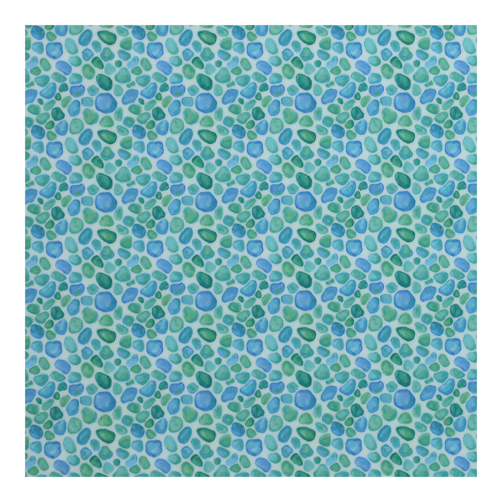 PatternPly® Full Coverage Sea Glass Pebbles sheet showing the pattern