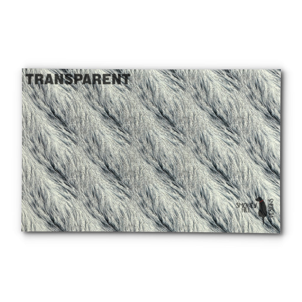 PatternPly® Transparent Realistic Wolf sheet showing the pattern