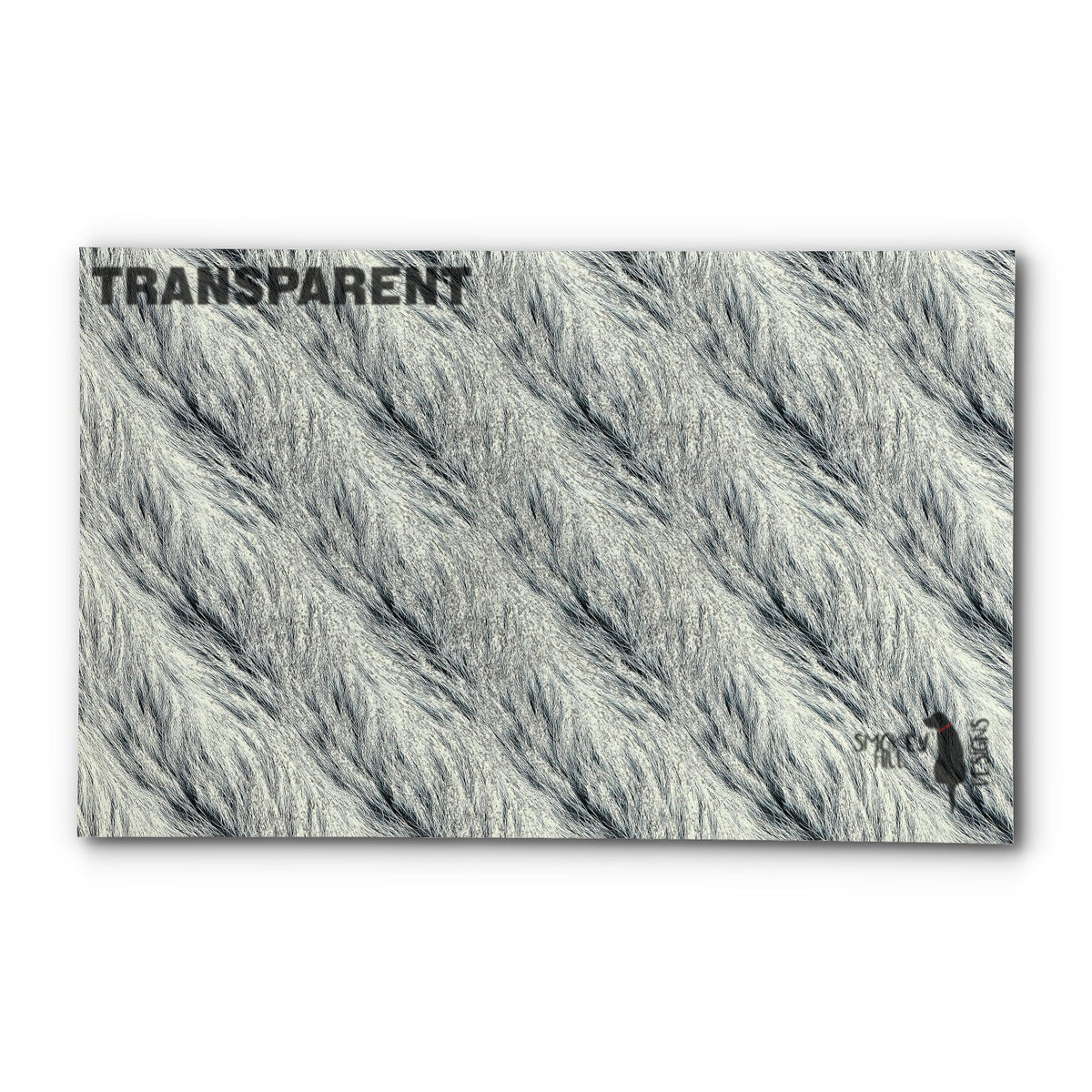 PatternPly® Transparent Realistic Wolf sheet showing the pattern